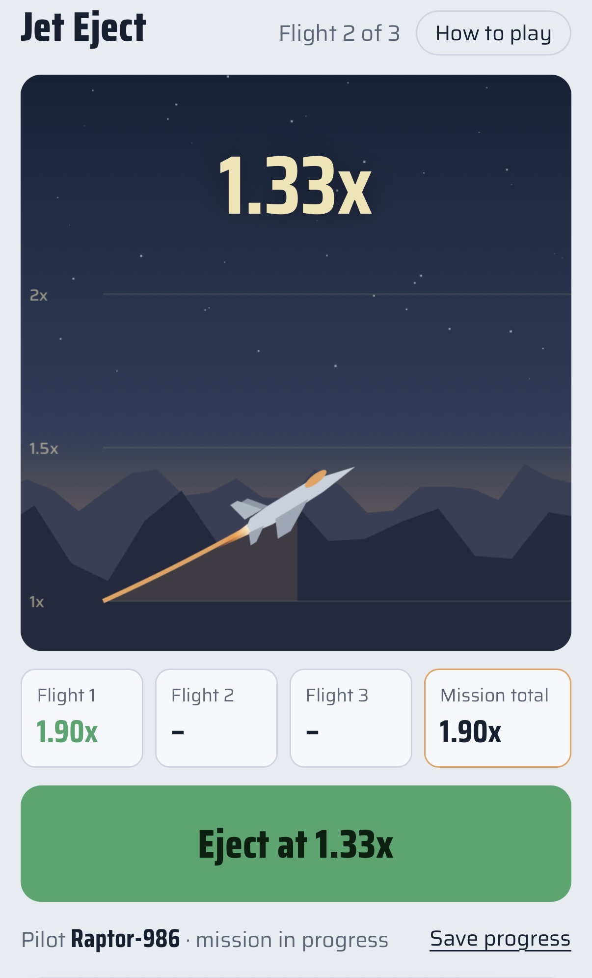 Jet Eject — climbing